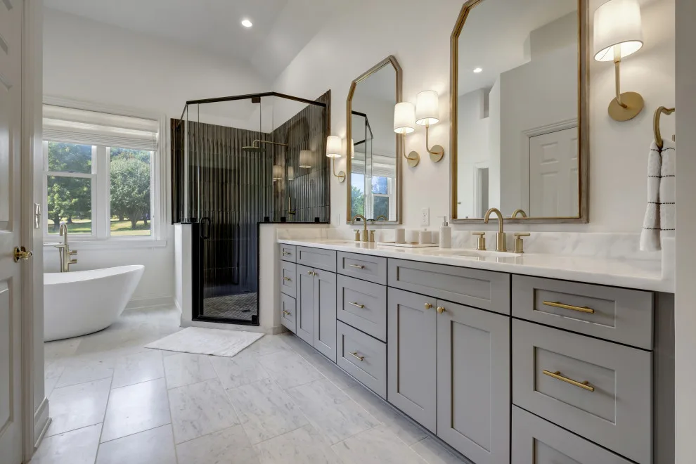 Sophisticated Tile Bathroom by Frank's Home Maintenance And General Contracting - Photo 2