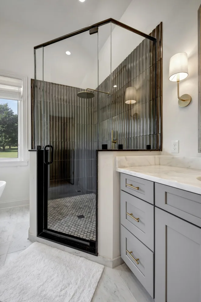 Sophisticated Tile Bathroom by Frank's Home Maintenance And General Contracting - Photo 5