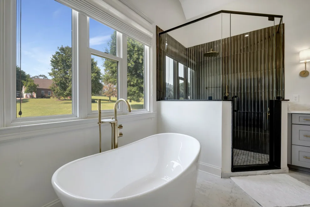 Sophisticated Tile Bathroom by Frank's Home Maintenance And General Contracting - Photo 8