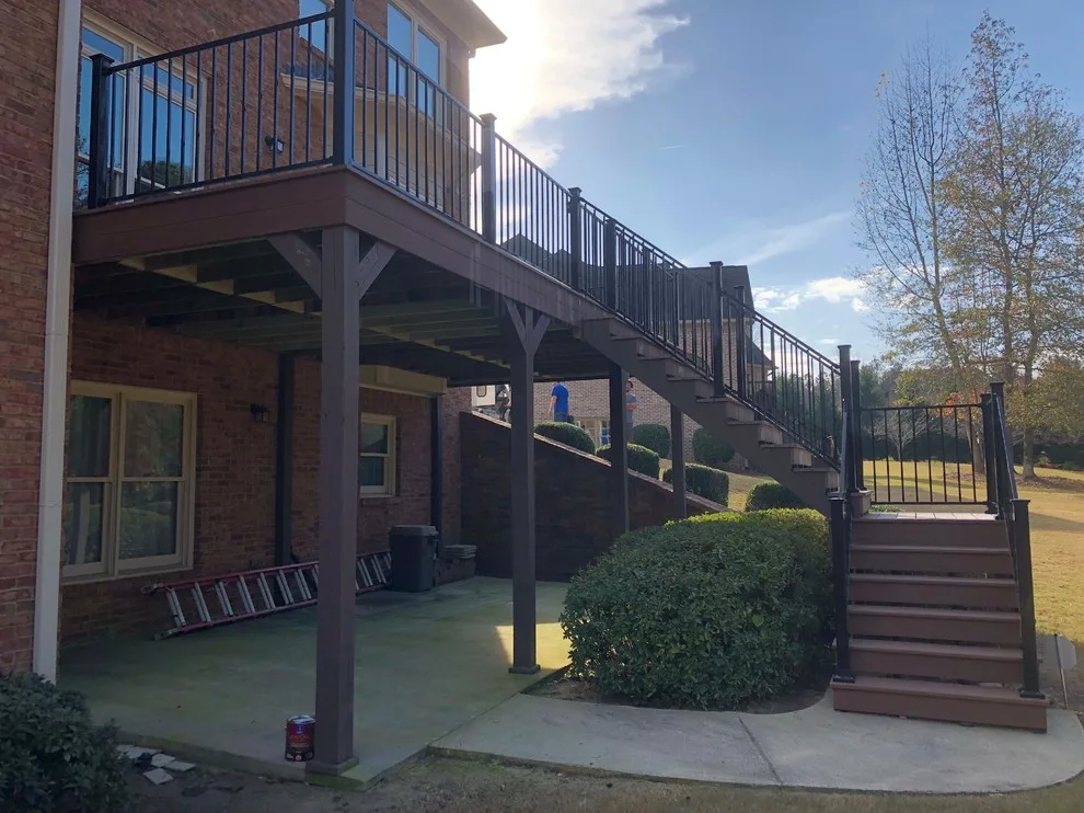 Raised Deck with Vertical Cable Railing by Crippen Woodworks - Photo 2