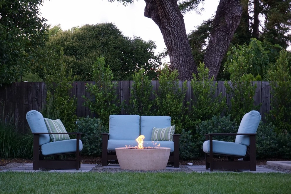 Backyard Remodel with Fire Pit and Bocce Court by T.H.Norton Landscape Architecture, Inc. - Photo 4