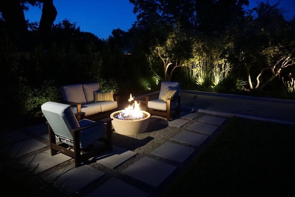 Backyard Remodel with Fire Pit and Bocce Court by T.H.Norton Landscape Architecture, Inc. - Photo 3