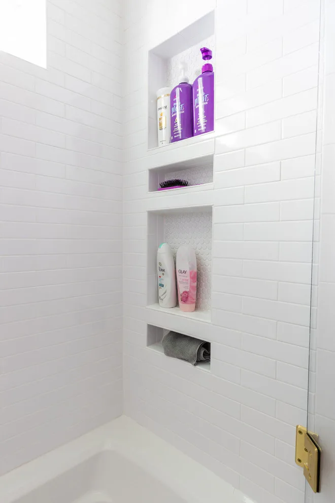 Ella's Blush Bathroom: Lake Highlands by Stringer Construction & Design - Photo 9