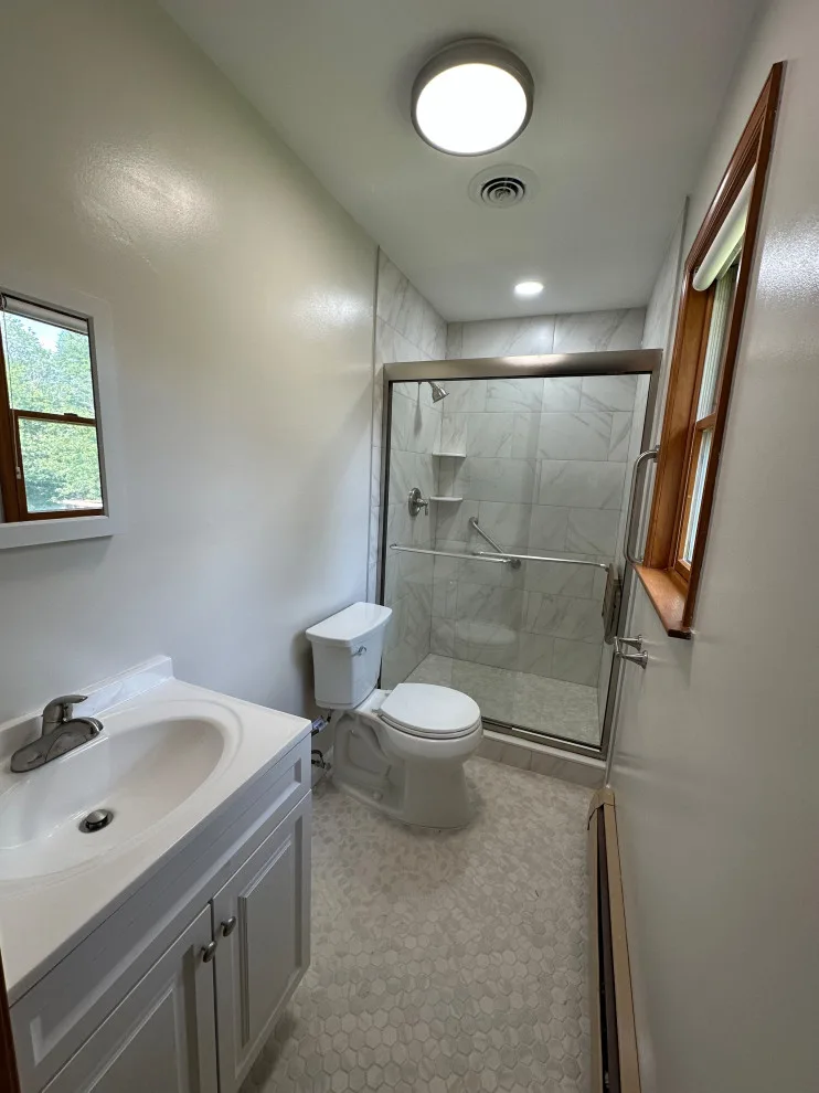 Bathroom renovation with en suite design by PLF Design & Remodeling - Photo 3