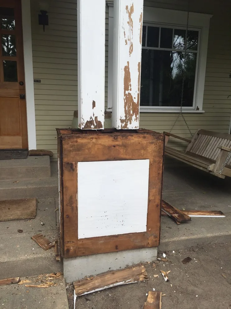 Pillar Reconstruction for Entryway by DH Land Pros - Photo 6