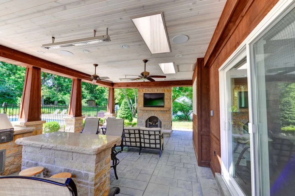 Outdoor Living Covered Patio by Jackson Custom Homes & Remodeling - Photo 3