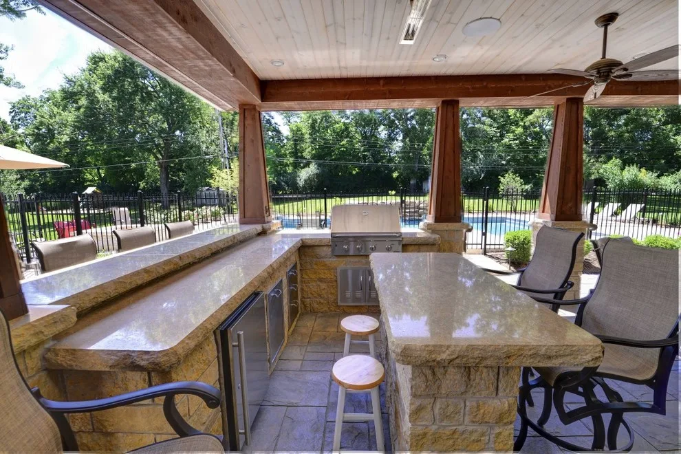 Outdoor Living Covered Patio by Jackson Custom Homes & Remodeling - Photo 6