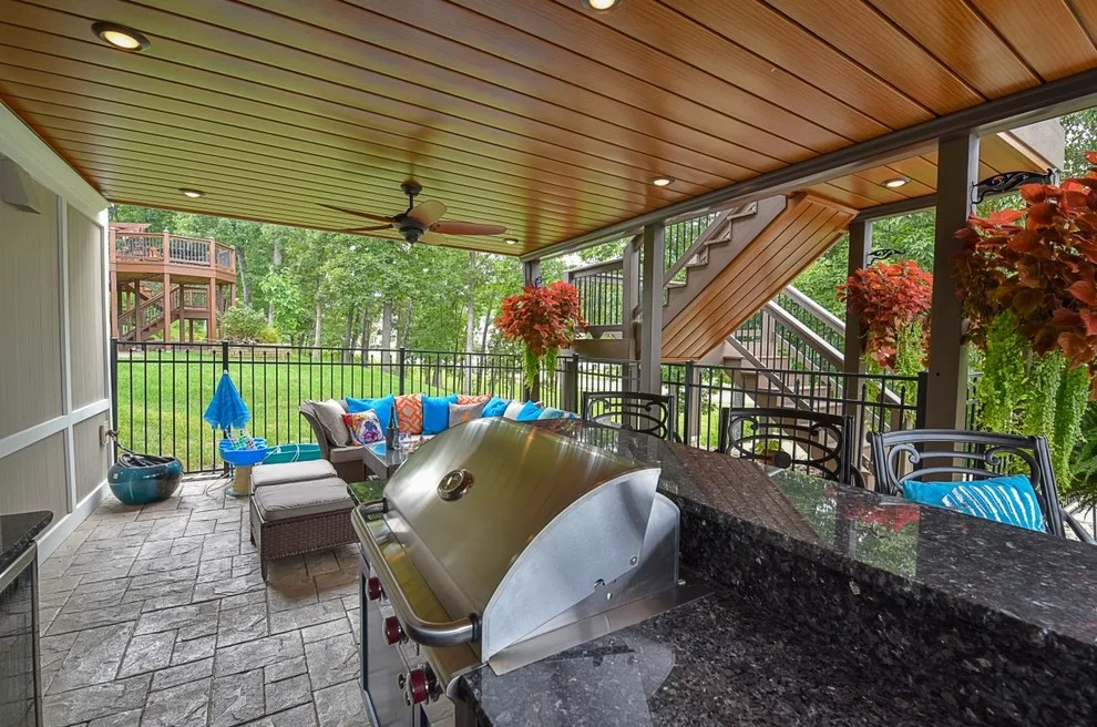 Outdoor Living Covered Patio by Jackson Custom Homes & Remodeling - Photo 14