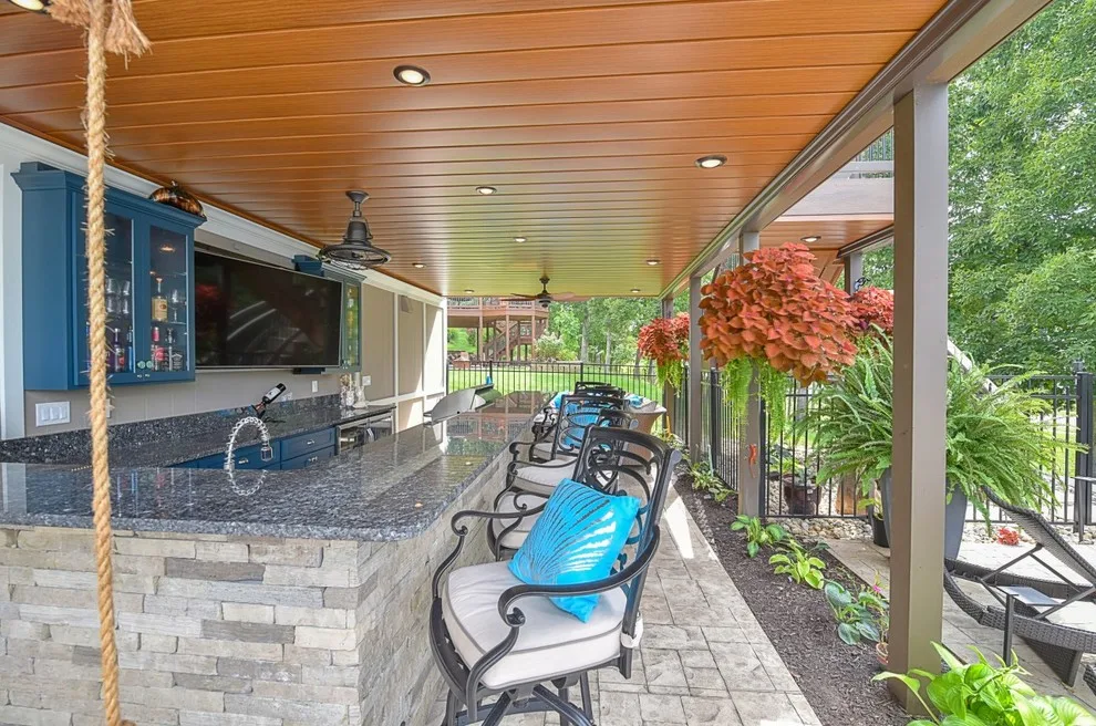 Outdoor Living Covered Patio by Jackson Custom Homes & Remodeling - Photo 2