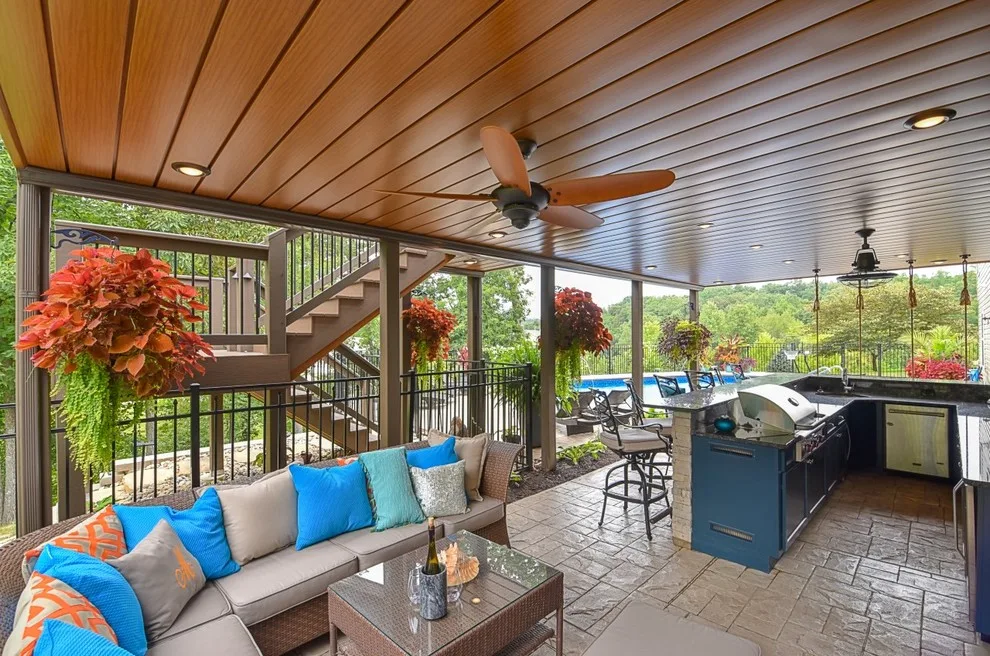 Outdoor Living Covered Patio by Jackson Custom Homes & Remodeling - Photo 56