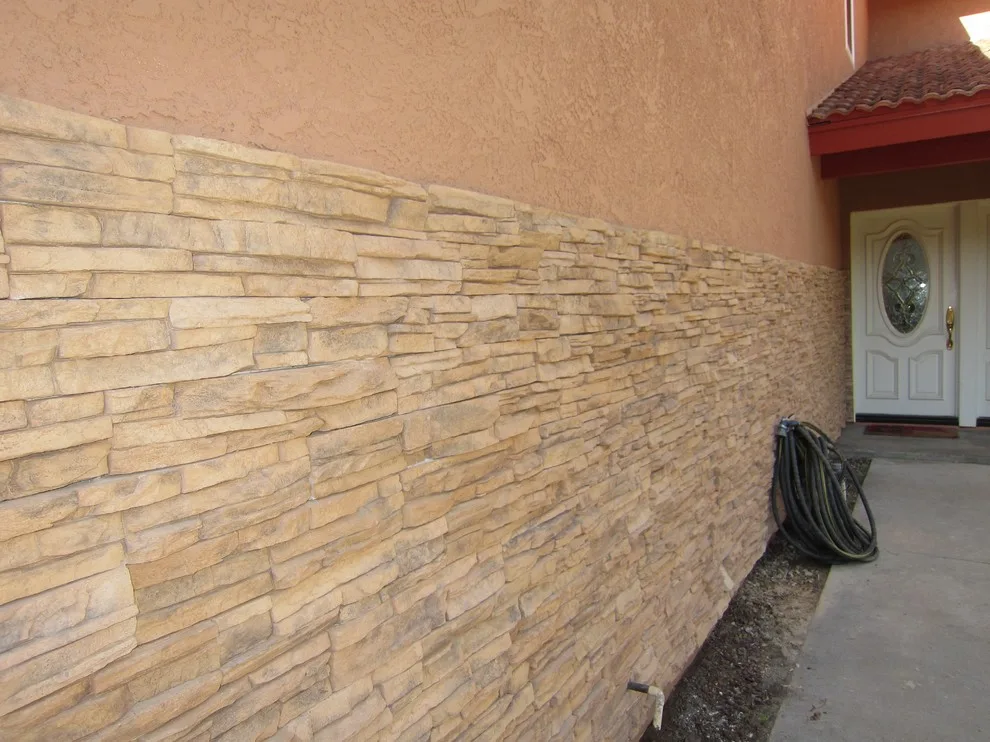 OUTDOOR PAINT / STONE CLADDING WALL COVERING by Precision Home Design & Remodeling - Photo 2