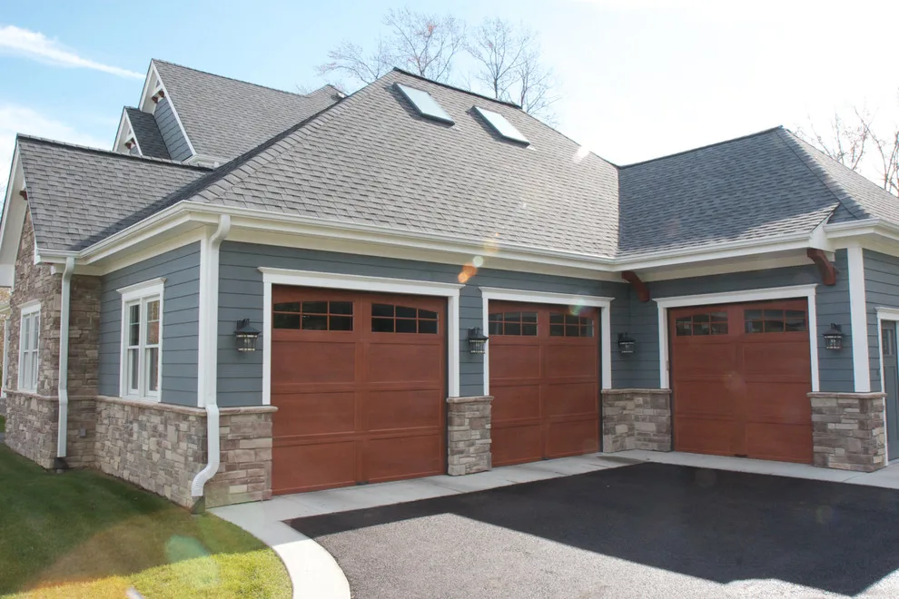 Outdoor Cobble Stacked Stone Facade by HX Home Solutions And North Star Stone - Photo 9
