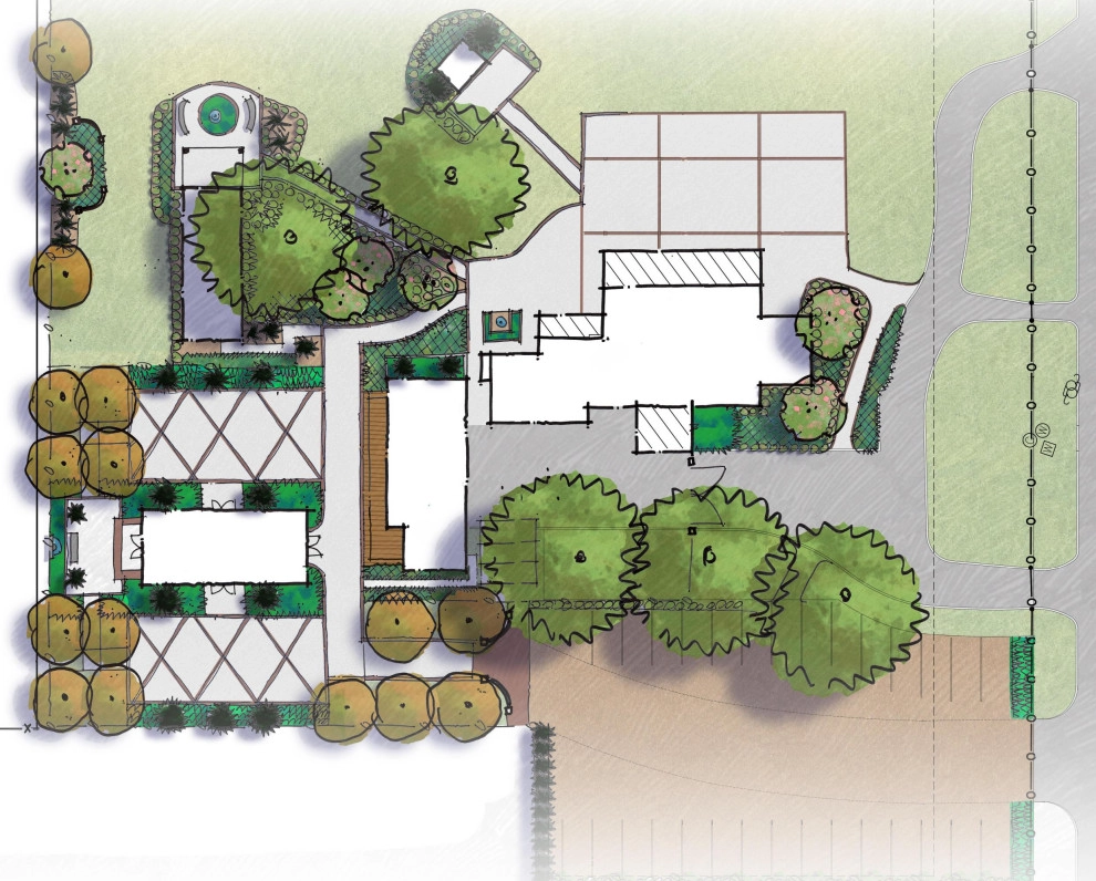 The Gardens at Madeley Manor by Terralab | Landscape Architects, LLC - Photo 3