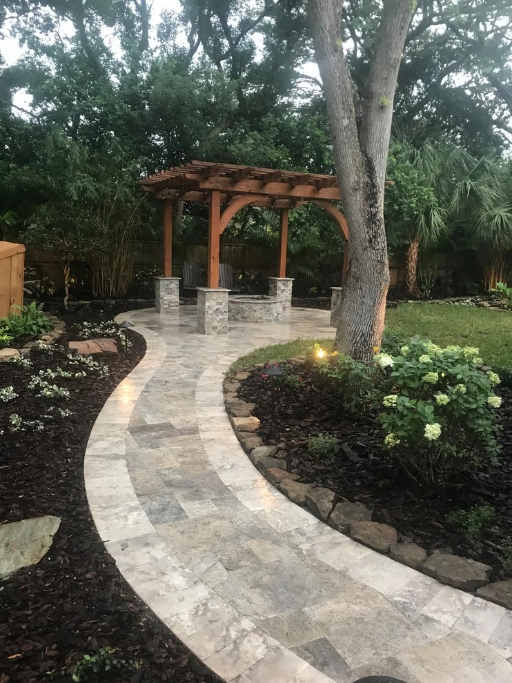 Palm Harbor, Florida backyard transformation. by Terranova Landscapes & Designs Inc. - Photo 3