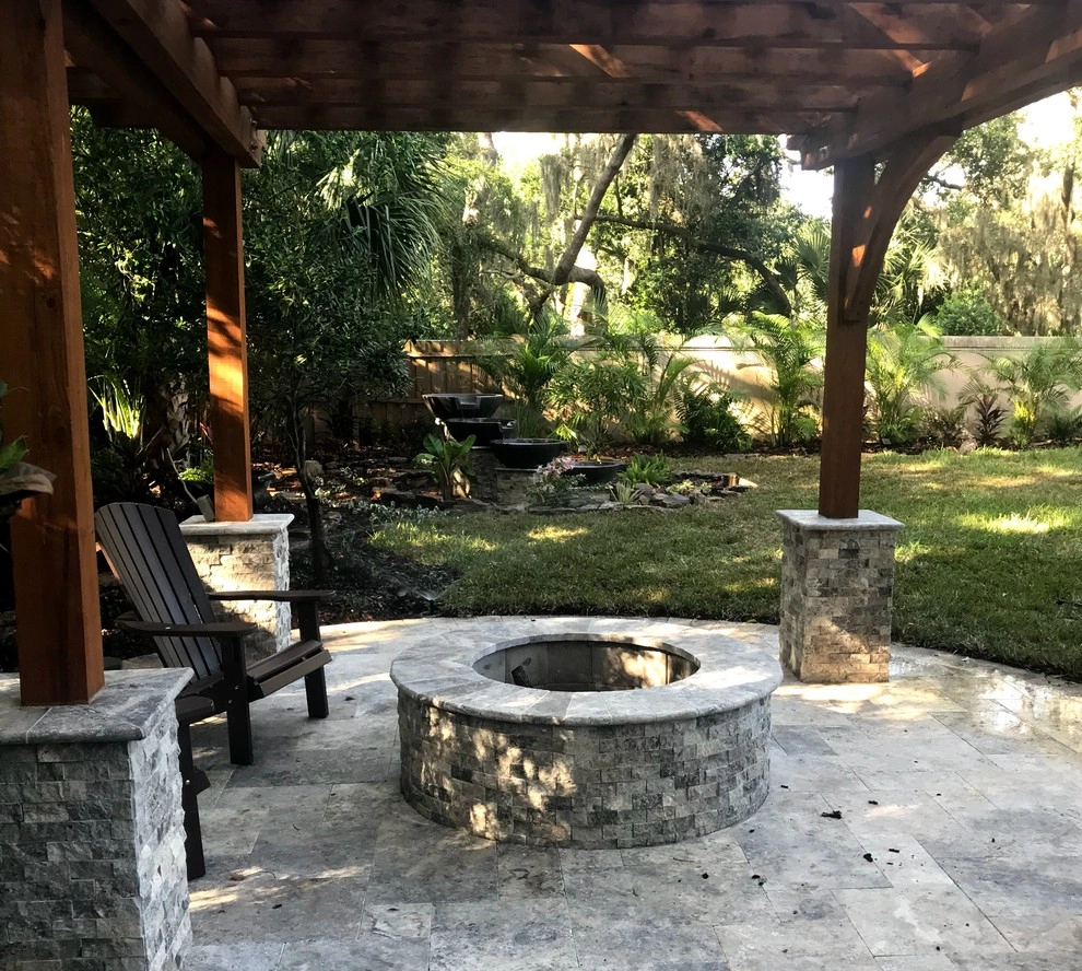 Palm Harbor, Florida backyard transformation. by Terranova Landscapes & Designs Inc. - Photo 4