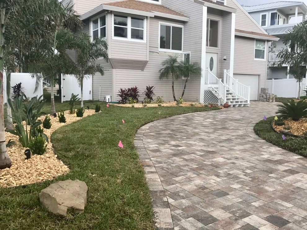 Pool Renovation, Patio, Driveway and Fire pit by Terranova Landscapes & Designs Inc. - Photo 3