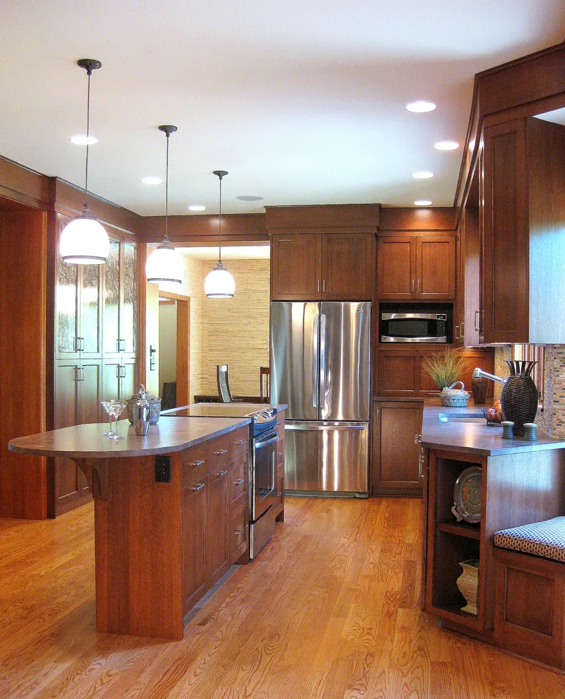 Culinary and Living Space with Half Bath by Sylvestre Remodeling & Design - Photo 2