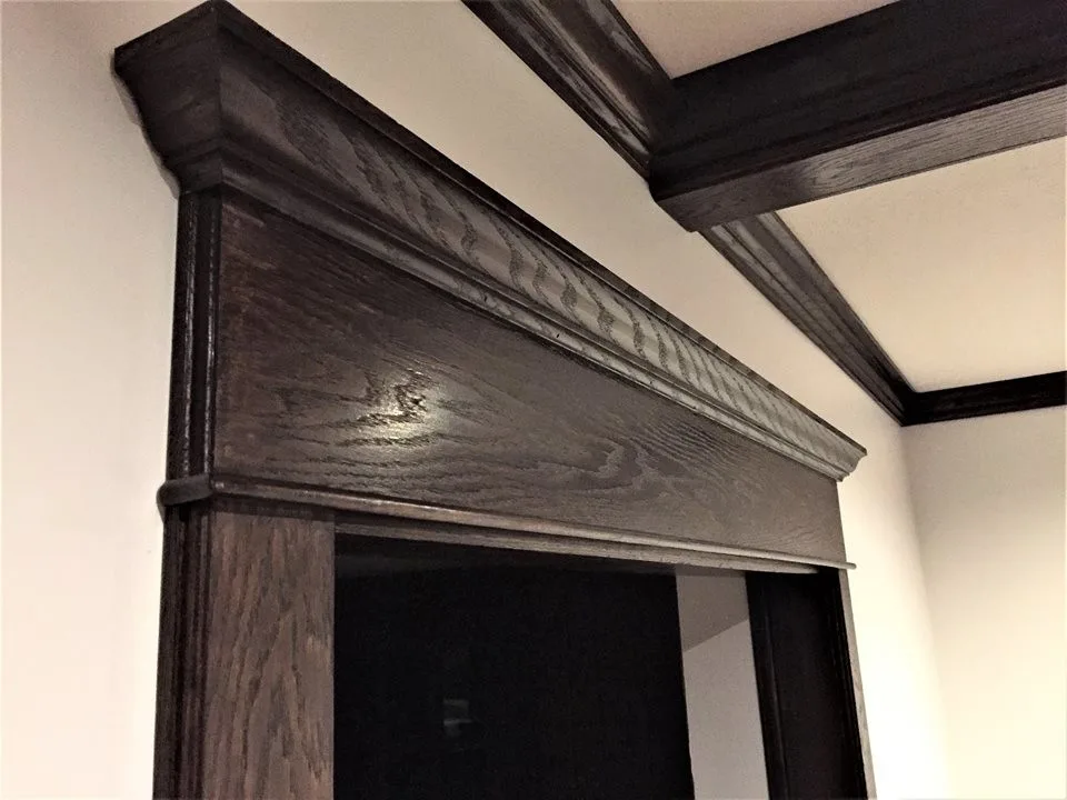 Custom Oak Woodwork Family Room Makeover by Technically Aesthetic General Contractors - Photo 14