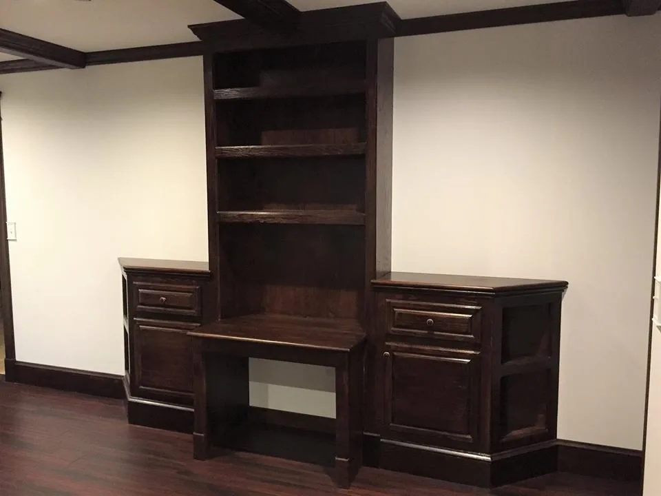 Custom Oak Woodwork Family Room Makeover by Technically Aesthetic General Contractors - Photo 12