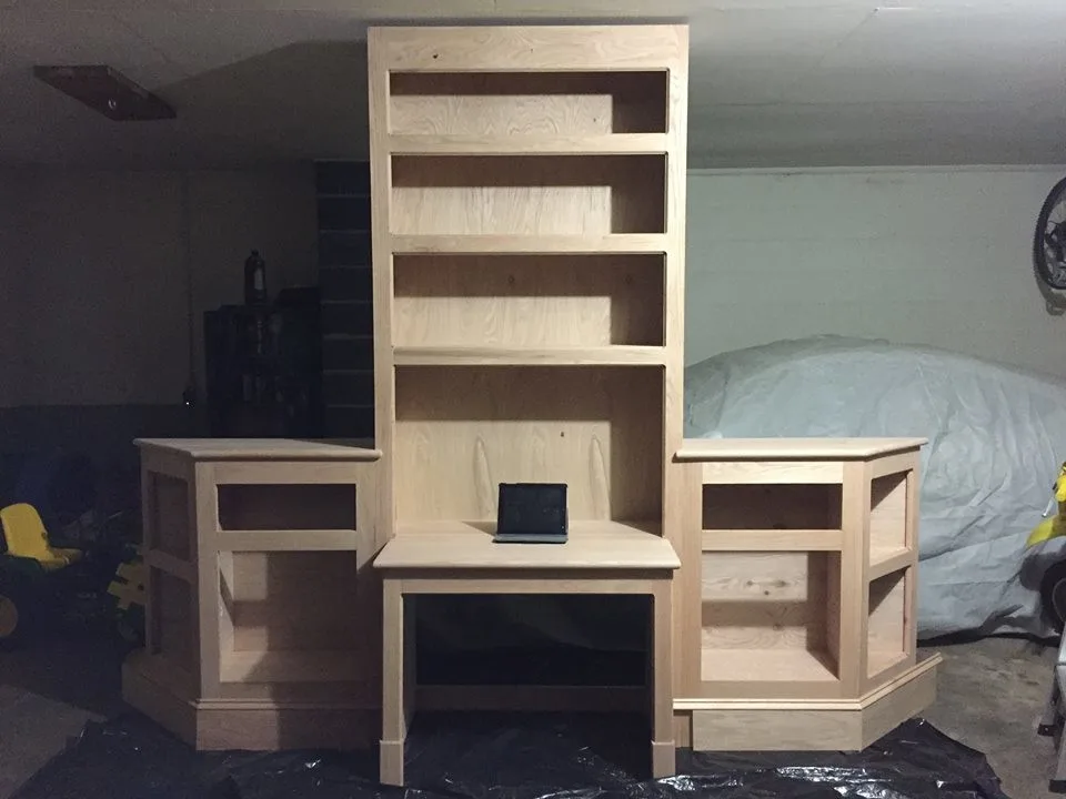 Custom Oak Woodwork Family Room Makeover by Technically Aesthetic General Contractors - Photo 18