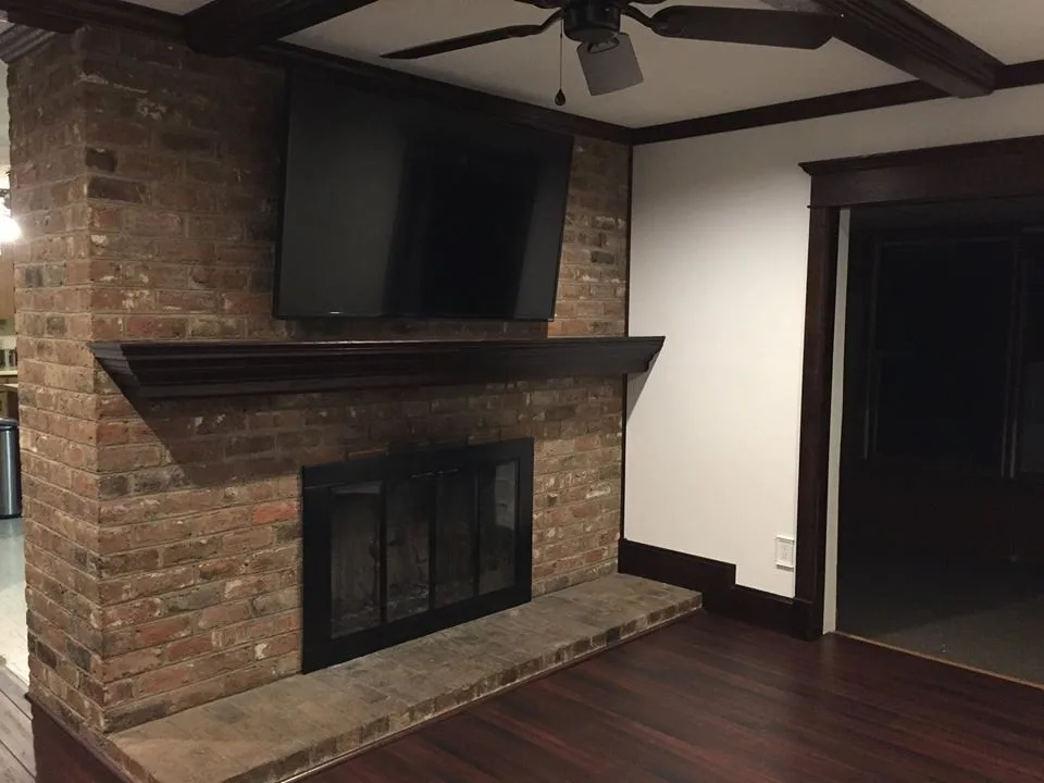 Custom Oak Woodwork Family Room Makeover by Technically Aesthetic General Contractors - Photo 24