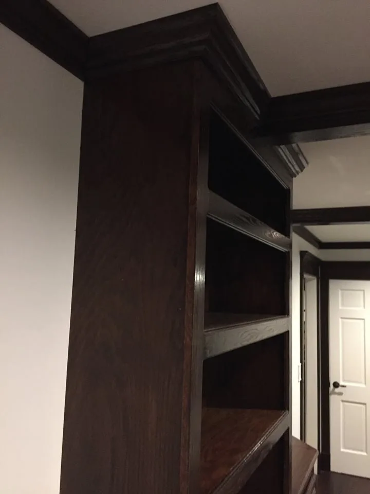 Custom Oak Woodwork Family Room Makeover by Technically Aesthetic General Contractors - Photo 10