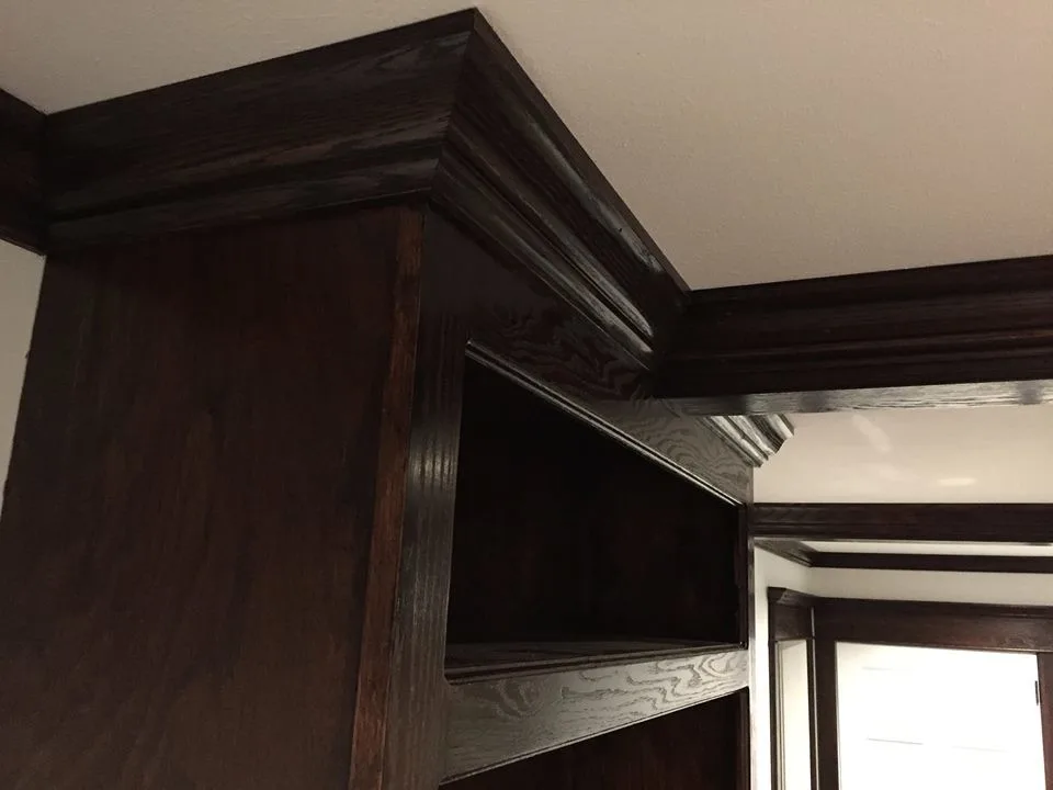 Custom Oak Woodwork Family Room Makeover by Technically Aesthetic General Contractors - Photo 16