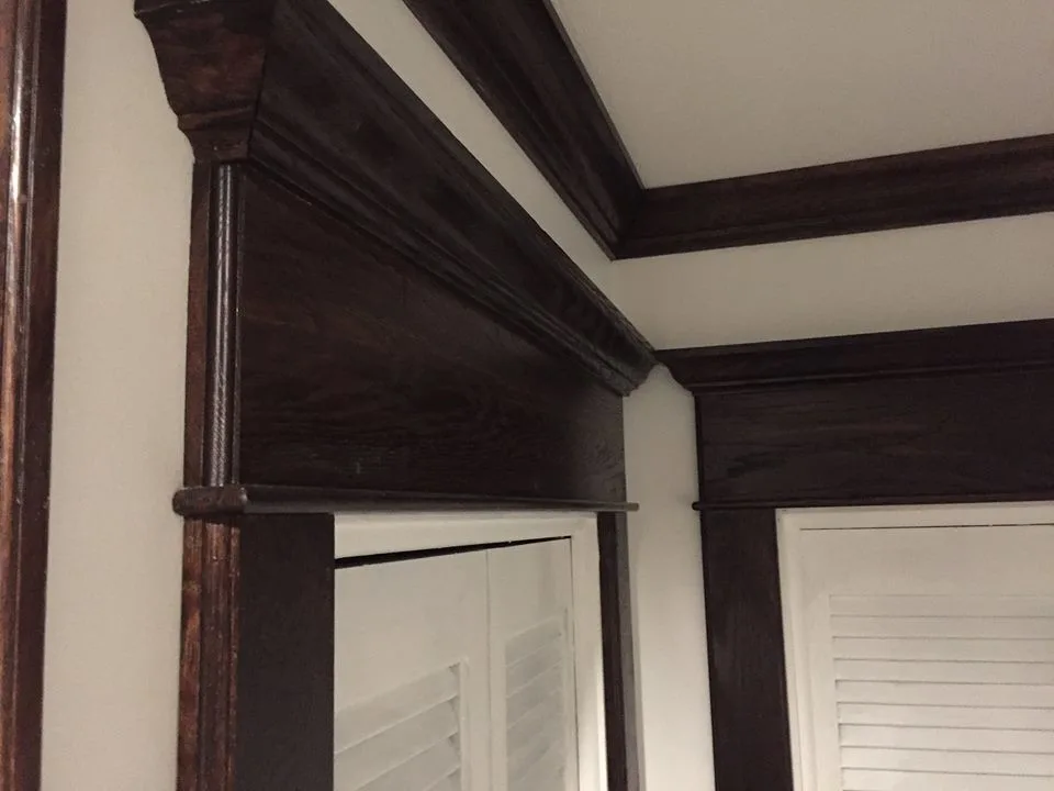 Custom Oak Woodwork Family Room Makeover by Technically Aesthetic General Contractors - Photo 26