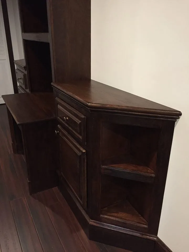 Custom Oak Woodwork Family Room Makeover by Technically Aesthetic General Contractors - Photo 13