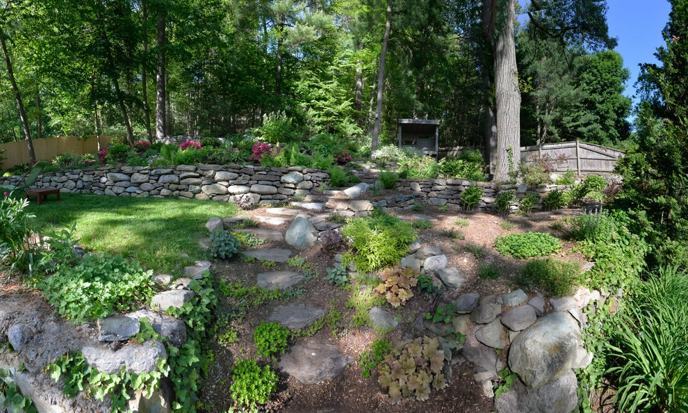Woodland Garden on a Slope by Terrascapes Landscape Design - Photo 3