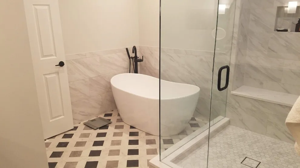 Chic Bathroom Renovation in a Farmhouse Style by SDC Custom Homes & Remodeling - Photo 6