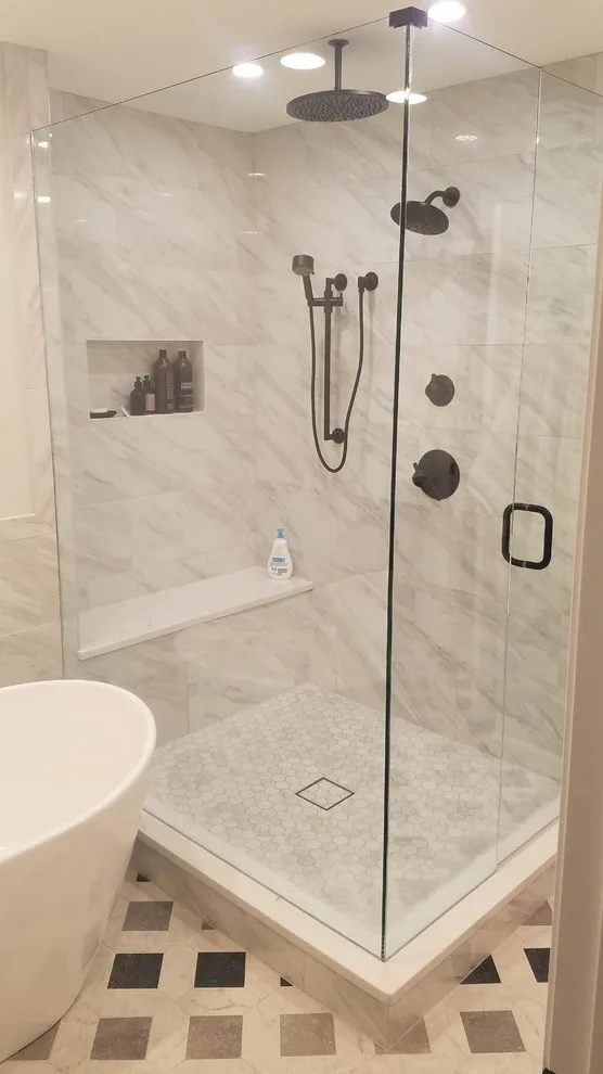 Chic Bathroom Renovation in a Farmhouse Style by SDC Custom Homes & Remodeling - Photo 8