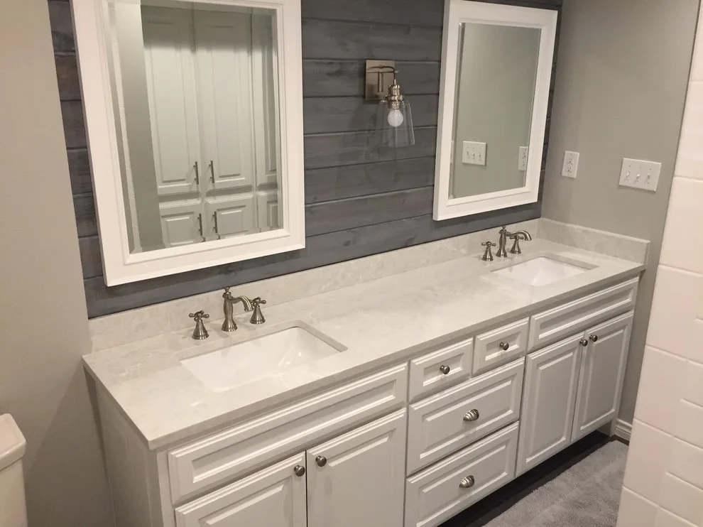Transitional Kids' Bathroom in a Farmhouse Style by Stringer Construction & Design - Photo 4