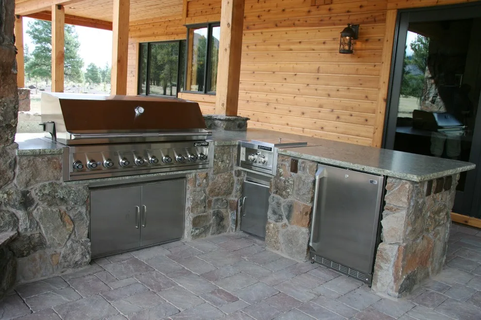 Alfresco Spaces - Grills / Fireplaces / Firepits / Patios by JKC Inc General Contractor - Photo 7