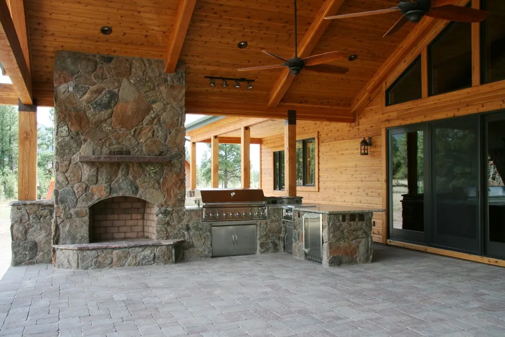 Alfresco Spaces - Grills / Fireplaces / Firepits / Patios by JKC Inc General Contractor - Photo 16