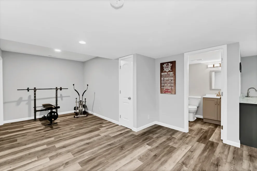 Completed Basement and New Bamboo Flooring by Modern Atmospheres - Photo 4