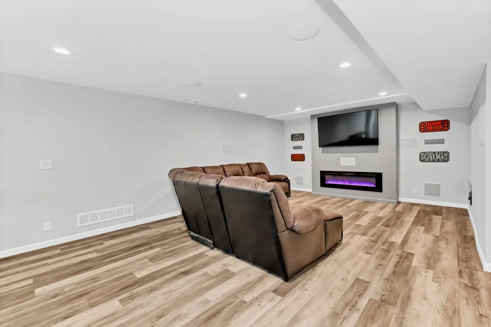 Completed Basement and New Bamboo Flooring by Modern Atmospheres - Photo 8