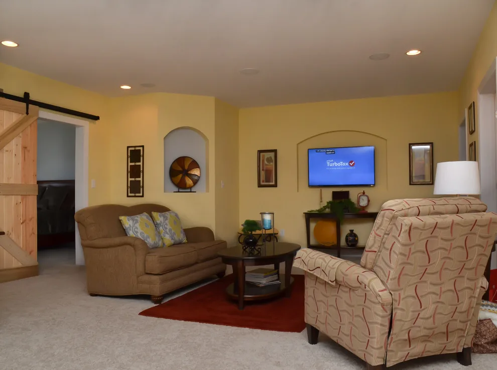 Completed Lower Level Living Space by Wiedemann Contracting - Photo 19