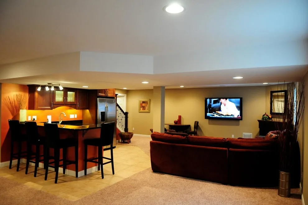 Completed Basement in Fieldstone Estates, Peoria, IL by Cooper Construction And Restoration, Inc. - Photo 13