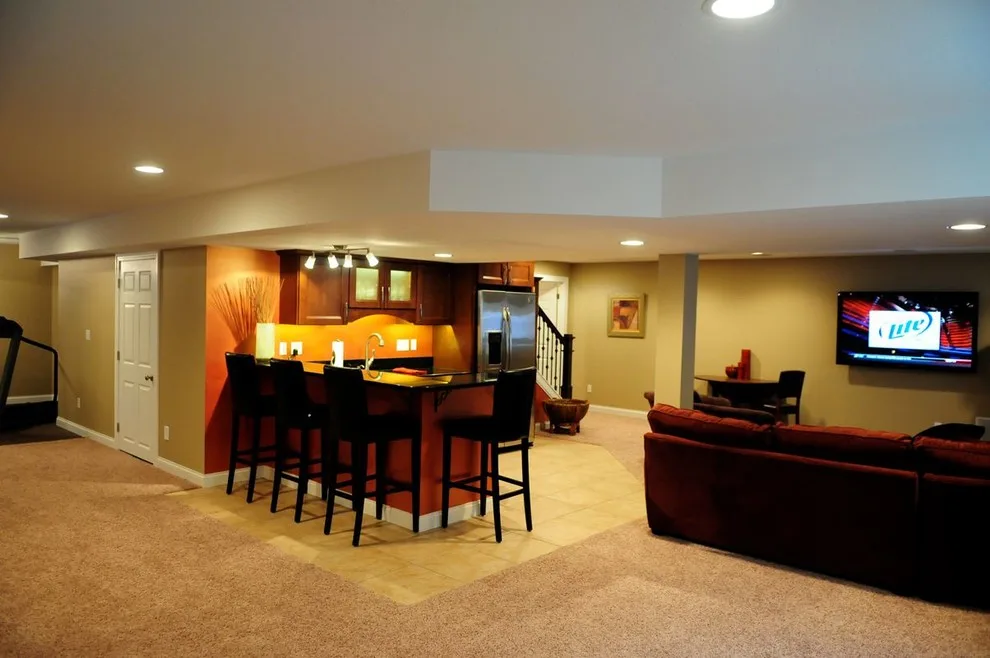 Completed Basement in Fieldstone Estates, Peoria, IL by Cooper Construction And Restoration, Inc. - Photo 7