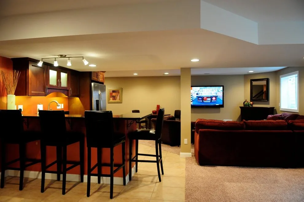 Completed Basement in Fieldstone Estates, Peoria, IL by Cooper Construction And Restoration, Inc. - Photo 15