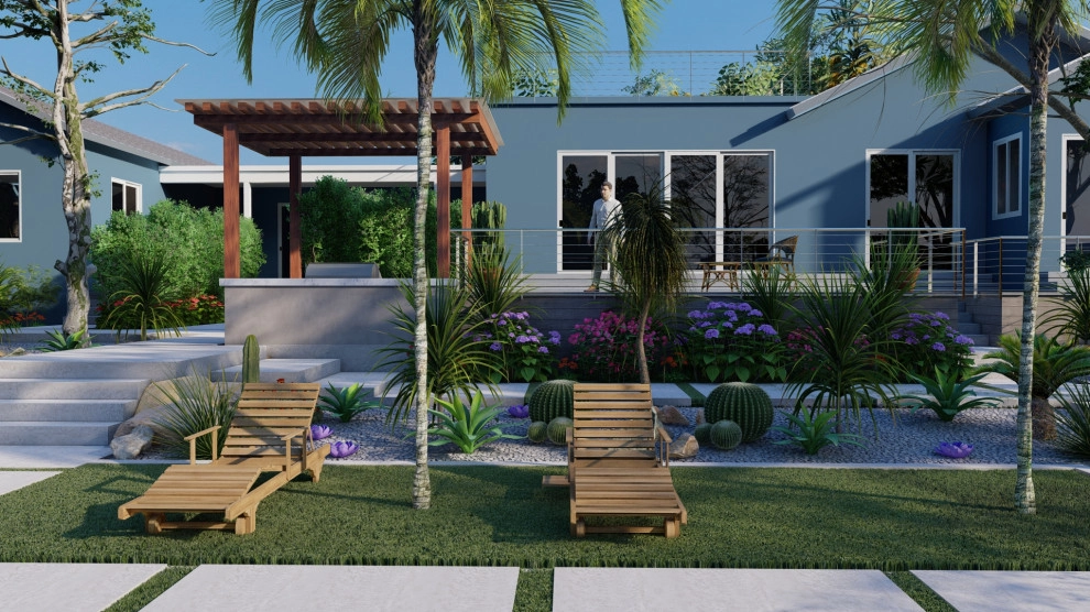 Rancho Santa Fe Full back yard remodel. by BNC Builders INC. - Photo 17