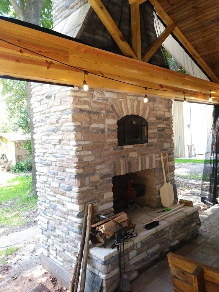 Fireplace and Pizza Oven Combination by A G Y Enterprises - Photo 2