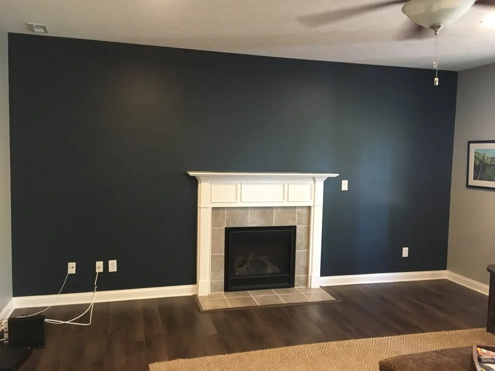 Fireplace Wall Makeover: Before and After Images by DMR Construction - Photo 2