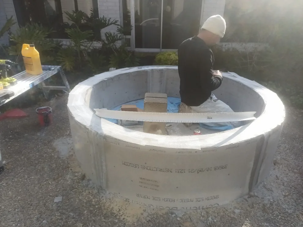 Fountain constructed from the ground up by Godwin Construction LLC - Photo 3