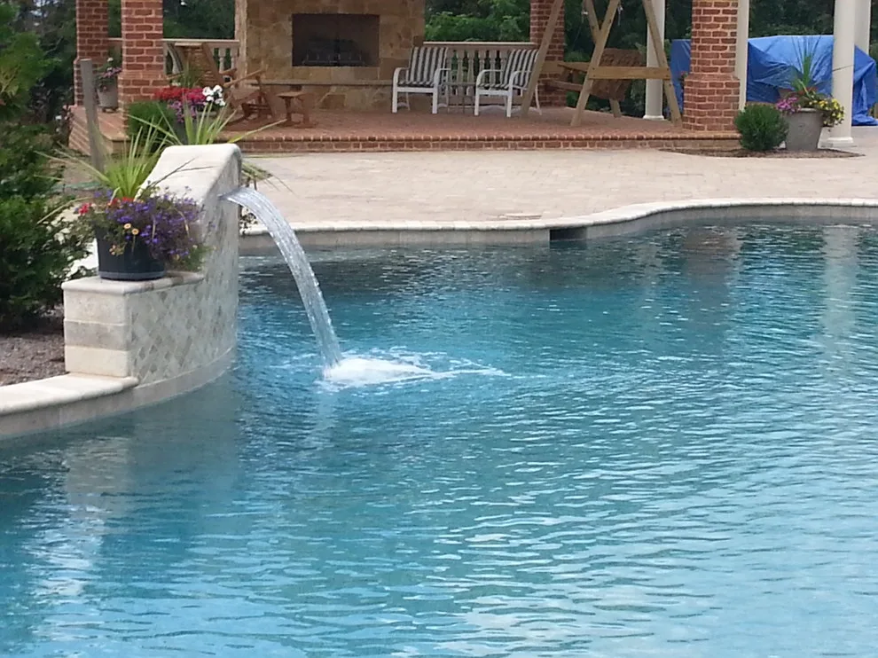 Custom Gunite Pool with Water Feature by Augusta Aquatics - Photo 4