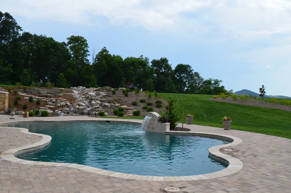 Custom Gunite Pool with Water Feature by Augusta Aquatics - Photo 2