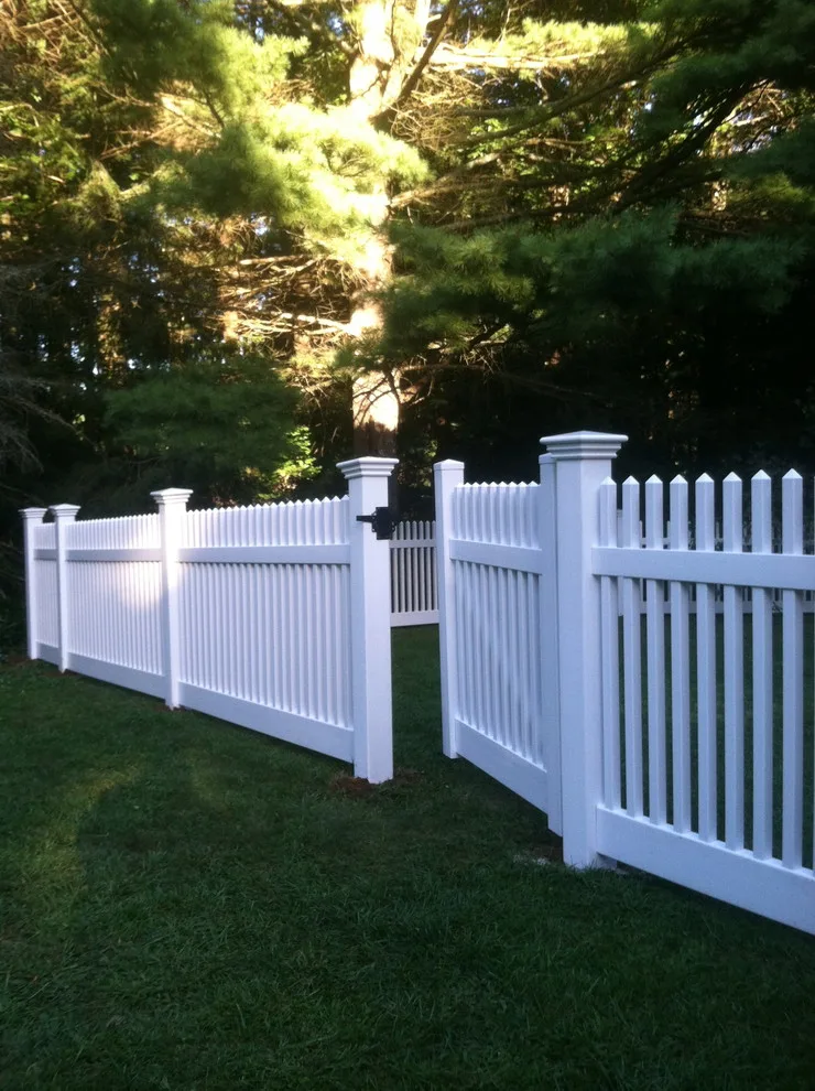 Avon PVC Spindle Picket Project August 2013 by Hartford Fence Company - Photo 4