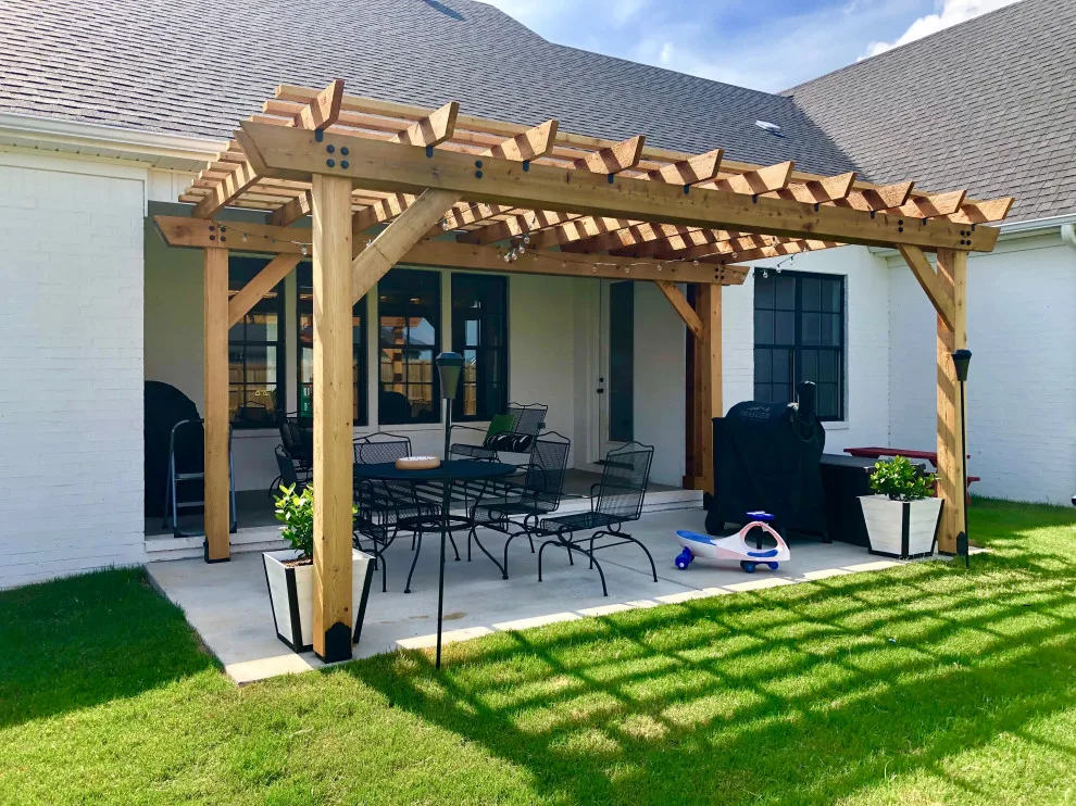 Cedar Pergola for Barn Owls by Bradford Fencing LLC - Photo 3