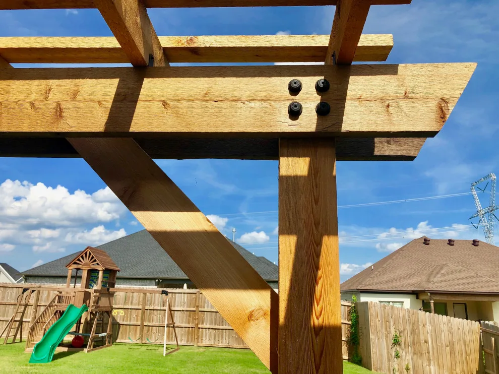 Cedar Pergola for Barn Owls by Bradford Fencing LLC - Photo 6